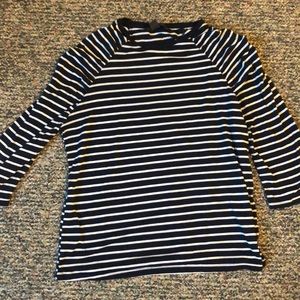 Primark 3/4 sleeve stripped shirt